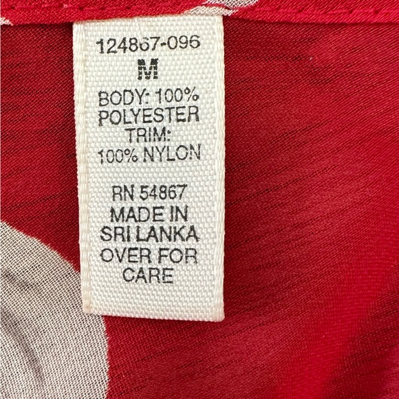 Victoria’s Secret Floral Lace Red négligée Slip lingerie Chemise Medium - Picture 11 of 16